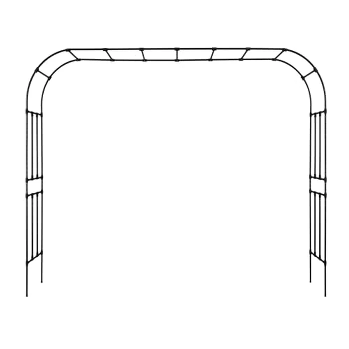 VEVOR Garden Arbor, 94.5 (H) x 126 (W) x 15.8 (D) in Metal Archway, Sturdy Outdoor Trellis Arch with Stakes, Easy to Assemble, Pergola Arbor for Plant Climbing Yard Lawn Wedding Party Decoration by VEVOR - Image 3