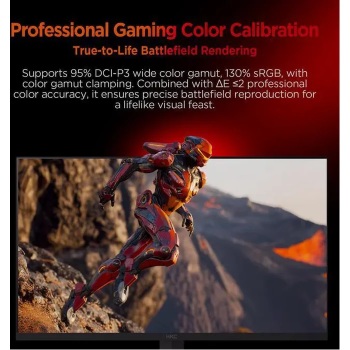 HKC 27" QHD 2K 1440P 275Hz Fast IPS 1ms DIC HDR400 95% DCI-P3 Low Blue Light, Compact Stand Gaming Computer Monitor G27H4D by HKC - Image 9