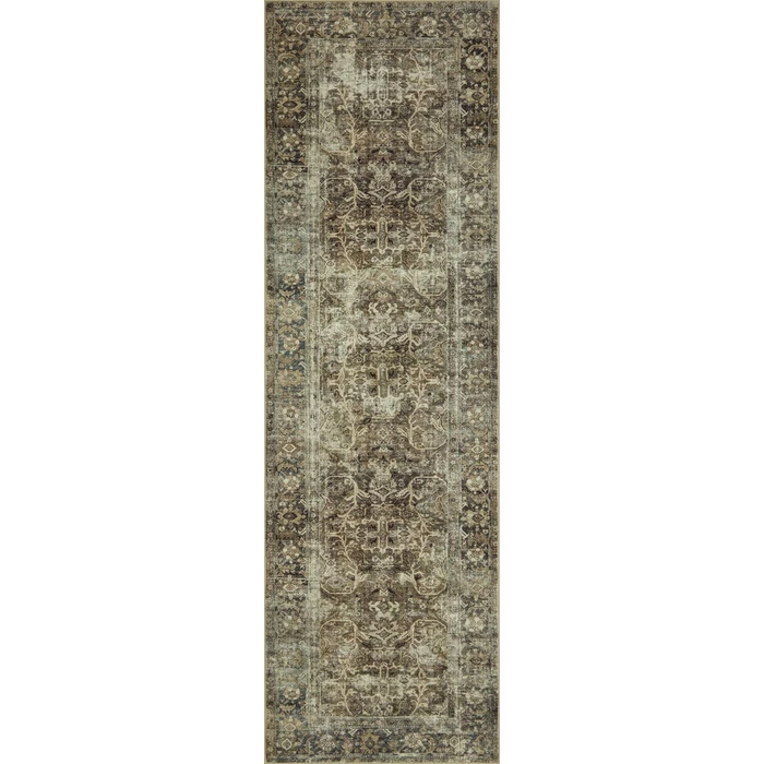 Loloi Magnolia Home by Joanna Gaines Sinclair Collection SIN-01 Pebble/Taupe 2'-3" x 7'-6", .25" Pile Height, Machine Washable, Runner Rug by Loloi - Image 3