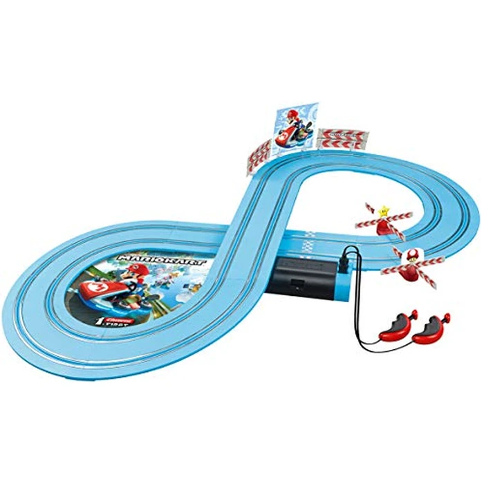 Carrera First Mario Kart - Slot Car Race Track with Spinners - Includes 2 Cars: Mario and Yoshi - Battery-Powered Beginner Toy Racing Set for Kids Ages 3 Years and Up by Carrera - Image 3