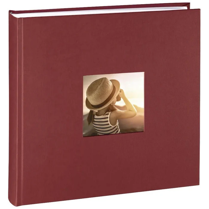 Hama Fine Art Bookbound Dry Mount 300x300 Bordeaux Jumbo Photo Album (100 Page) - Red by Hama - Refurbished - Excellent condition - US$49.99