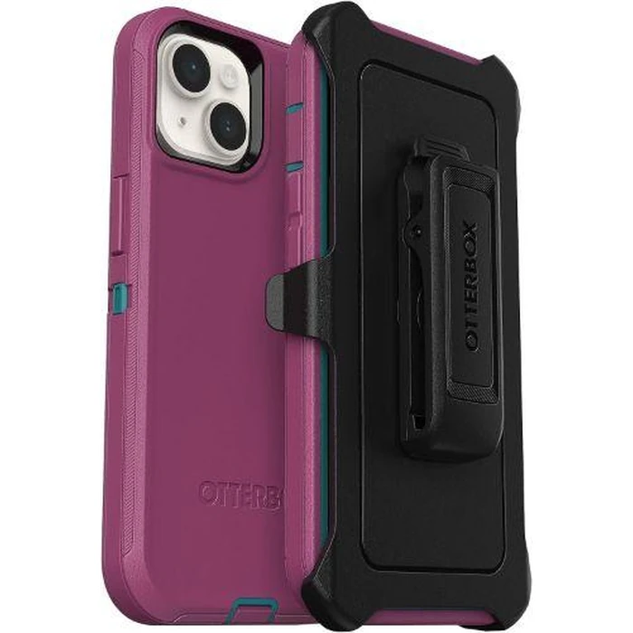 Otterbox Defender Series Pro Phone Case + Holster for iPhone 14 Plus - Canyon Sun (Pink) by Otterbox - Refurbished - Premium condition - US$20.48