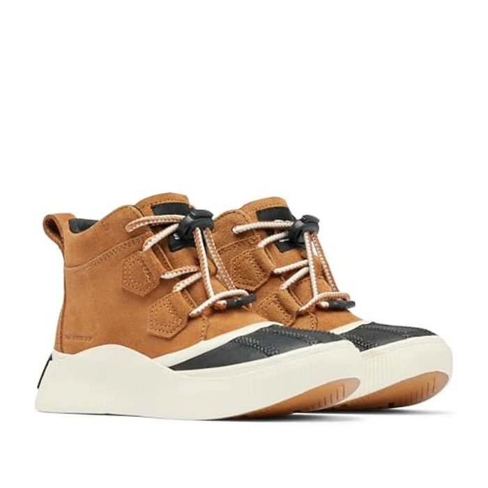 SOREL Children's Out N About lV Classic Waterproof Boot - Taffy, Black - 5 by Sorel - Image 3