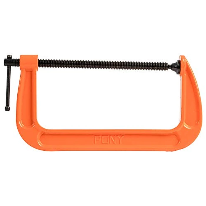 Pony Jorgensen 2680 8-Inch C-Clamp, Orange by PONY - Image 1