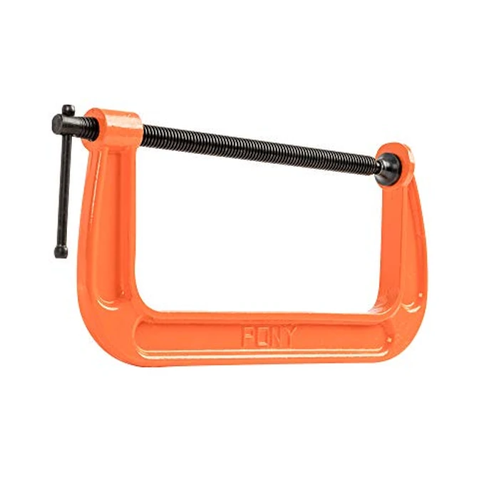 Pony Jorgensen 2680 8-Inch C-Clamp, Orange by PONY - Image 2