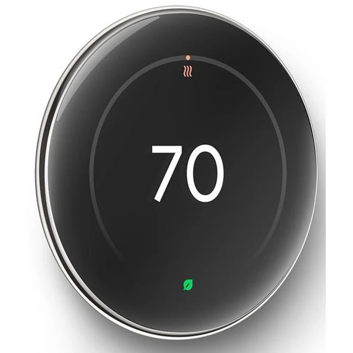 Google Nest Learning Thermostat (4th Gen) with Nest Temperature Sensor (2nd Gen) - Silver by Google - Image 2