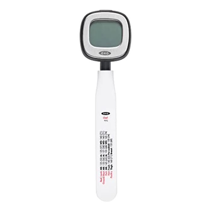 Oxo Good Grips 11181400G Digital Thermometer, Black Dimensions: 7¼''L x 1¾''W by OXO - Used - Like New condition