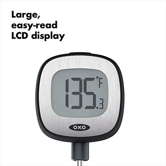 Oxo Good Grips 11181400G Digital Thermometer, Black Dimensions: 7¼''L x 1¾''W by OXO - Image 2