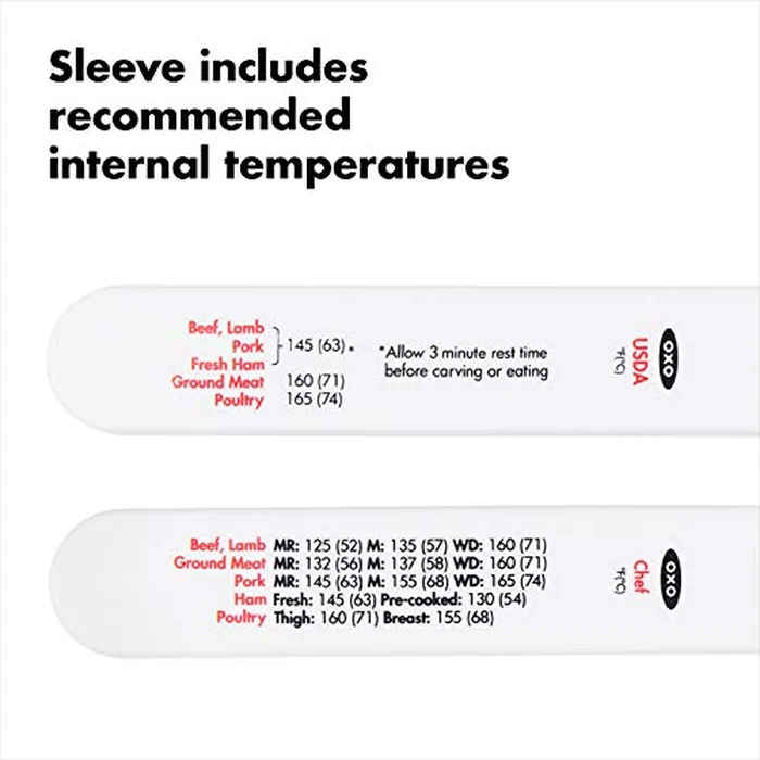 Oxo Good Grips 11181400G Digital Thermometer, Black Dimensions: 7¼''L x 1¾''W by OXO - Image 5