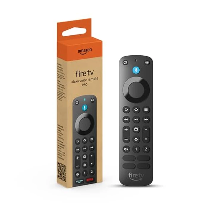 Amazon Fire TV Alexa Voice Remote Pro (newest model) with remote finder, TV controls, and backlit buttons by Amazon - Image 1