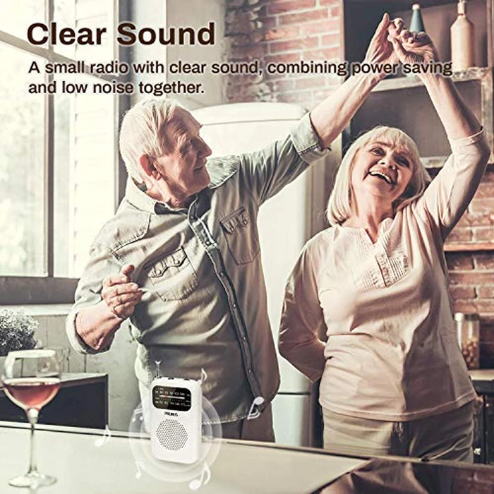 PRUNUS J-777 Pocket Radios Portable AM FM Small Personal Radio with Best Reception, AAA Battery Operated Transistor Radio with Headphone & Speaker for Walk/Jogging/Camping by PRUNUS - Image 5