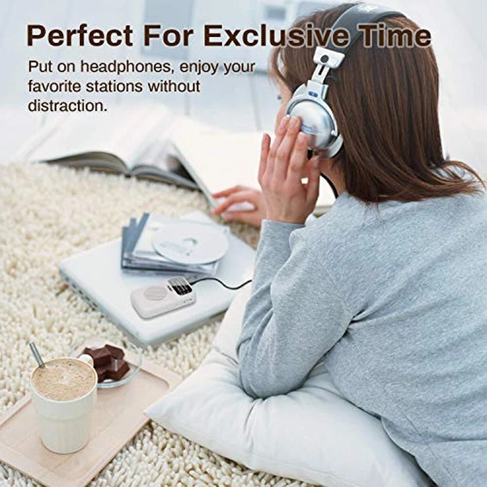 PRUNUS J-777 Pocket Radios Portable AM FM Small Personal Radio with Best Reception, AAA Battery Operated Transistor Radio with Headphone & Speaker for Walk/Jogging/Camping by PRUNUS - Image 6