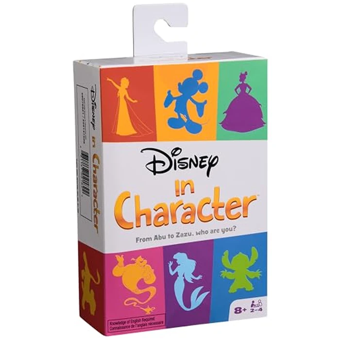 Spin Master Games, Disney in Character Card Game, Interactive Charades, Disney Trivia & More for Hilarious Family Fun, Indoor Activity, 2-4 Players, for Ages 8 & Up by Spin Master Games - Used - Like New condition - US$6.99