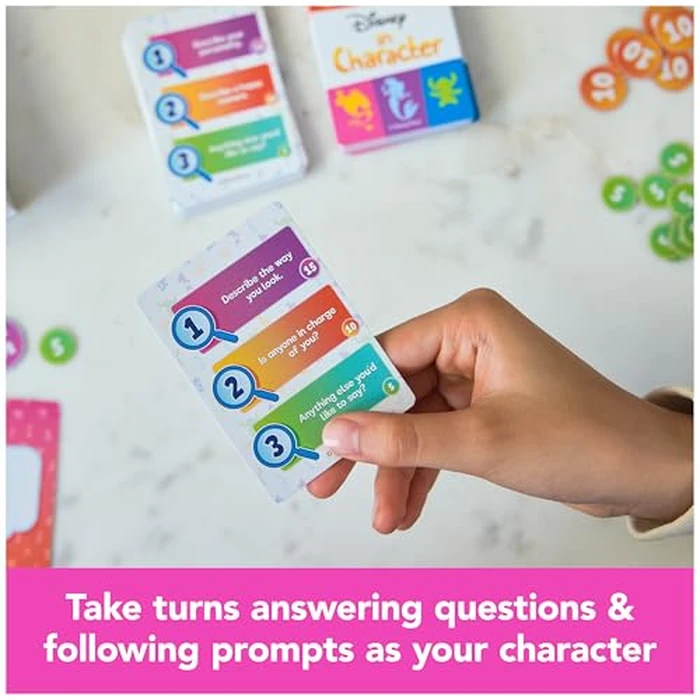 Spin Master Games, Disney in Character Card Game, Interactive Charades, Disney Trivia & More for Hilarious Family Fun, Indoor Activity, 2-4 Players, for Ages 8 & Up by Spin Master Games - Image 3