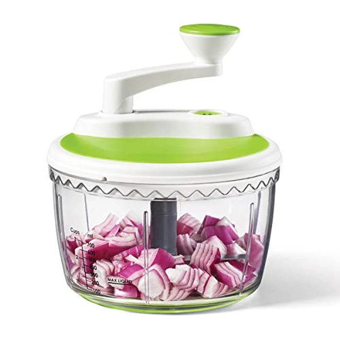 Starfrit Dual Speed Pro Food Processor - Whip, Spatula and Lid Included - Chops, Whips, Peels - Ideal for Salsa, Baby Food, Hummus, Dips, Dressings, Sauces, Whipped Cream, Butter, and Veggies by Starfrit - Used - Acceptable condition - CA$14.23