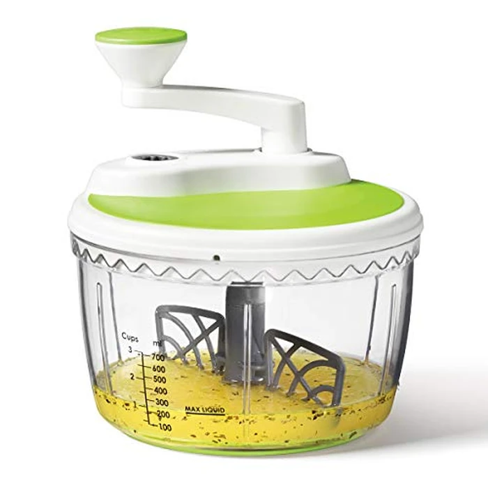 Starfrit Dual Speed Pro Food Processor - Whip, Spatula and Lid Included - Chops, Whips, Peels - Ideal for Salsa, Baby Food, Hummus, Dips, Dressings, Sauces, Whipped Cream, Butter, and Veggies by Starfrit - Image 2