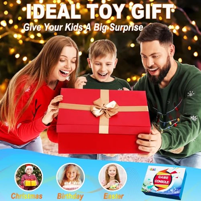 32 Bit Handheld Games for Kids Preloaded 139 Video Games, Portable Video Gaming Player with 3.0" IPS Screen and Rechargeable Battery, Mini Travel Games Electronic Gifts Toys for Boys Girls, Purple by Douddy - Image 7