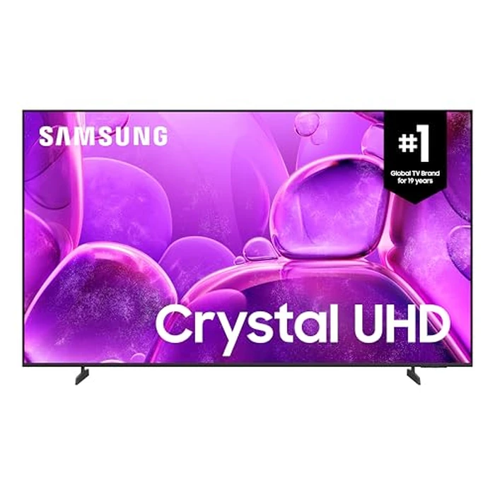 SAMSUNG 43-Inch U8200 Crystal UHD 4k Smart TV, Crystal Processor 4K, HDR, Titan Grey Metal Stream Design, Q-Symphony, Gaming Hub, 3 HDMI, HDMI Cable - [UN43U8200FFXZC] [Canada] (2025) by Samsung - Image 1