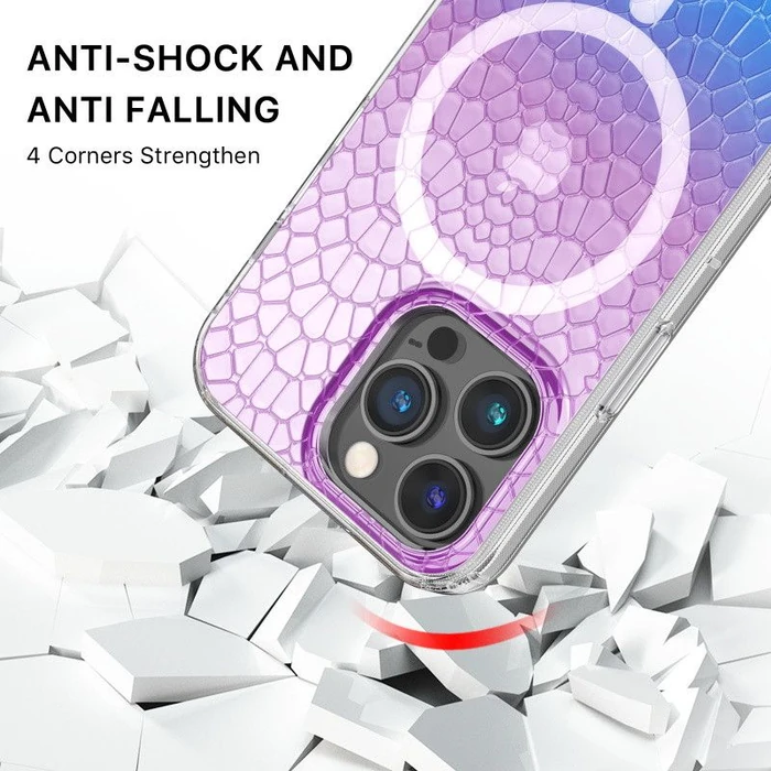 MyBat Pro Mood Series Phone Case with MagSafe for iPhone 14 Pro Max - Iridescent Snake - Brand New by MyBat Pro - Image 3