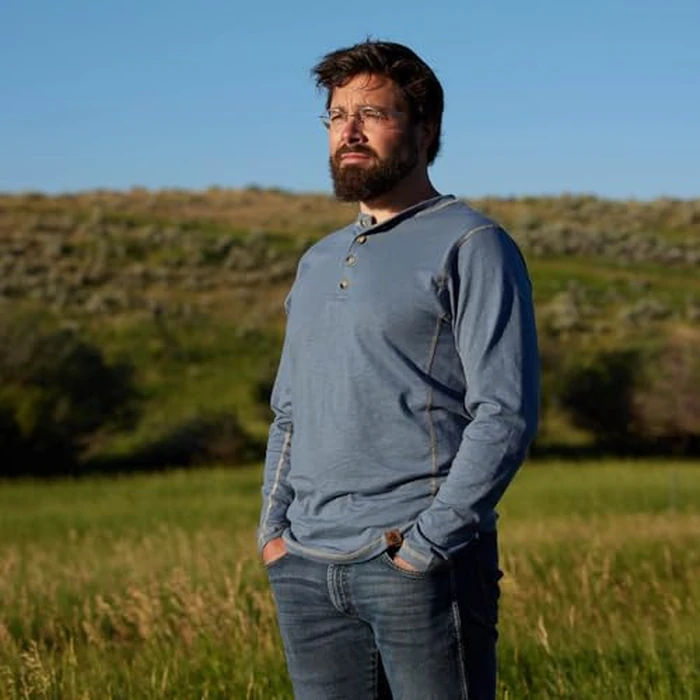 Legendary Whitetails Mens Henley Long Sleeve Casual Fit Shirt, Blue Mirage, 3X-Large by Legendary Whitetails - Used - Like New condition - US$18.86