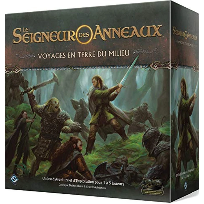 Le Seigneur des Anneaux - Voyages en Terre du Milieu (FR) | Jeu Coopératif d’Aventure | 1-5 Joueurs, 14+ Ans | 90-120 Min de Jeu by Fantasy Flight Games - Image 2