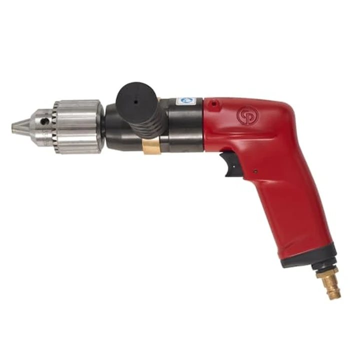 Chicago Pneumatic CP1117P05 - Air Power Drill, Hand Drill, Power Tools & Home Improvement, 1/2 Inch (13 mm), Keyed Chuck, Pistol Handle, 1.01 HP / 750 W, Stall Torque 22.1 ft. lbf / 30 Nm - 500 RPM by Chicago Pneumatic - Image 2