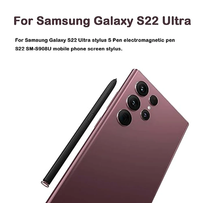 Galaxy S22 Ultra S Pen Replacement for Samsung Galaxy S22 Ultra Stylus Pen S22 Ultra All Version Pen Replacement Touch Pen NoBluetooth(Burgundy) by LiXiongBao - Image 2
