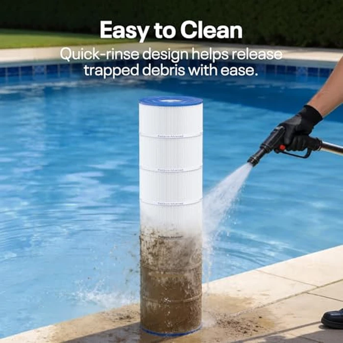 POOLPURE PLFPJANCS200 Pool Filter Replaces Jandy CS200, PJANCS200, Ultral-B9, R0462400, Unicel C-8418, Filbur FC-0823, Aladdin 35002, 200 Sq.ft Filter Cartridge 1 Pack by POOLPURE - Image 7