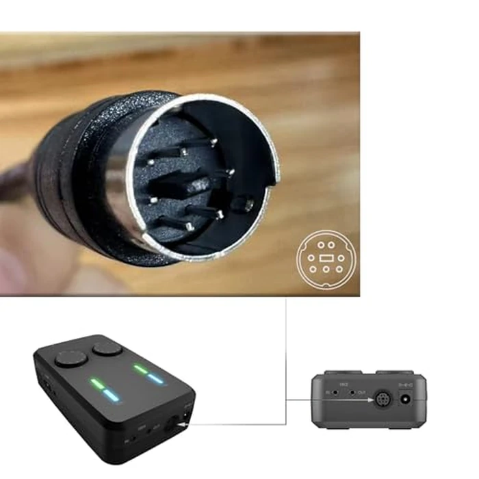 Cutesliving Midi to USB-C, 7-Pin Midi Cable - Design for IK Multimedia iRig USB Series (HD, HD-A, Keys I/O 25, I/O49, MIDI 2, Pro, Pro Duo, Pro Duo I/O, Pro I/O, irig Stream, Stream Pro) - 6FT/1.8M by Cutesliving - Image 6