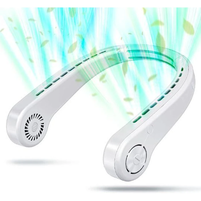 UseeShine Portable Neck Fan Headphone Design - White by UseeShine - Refurbished - Excellent condition