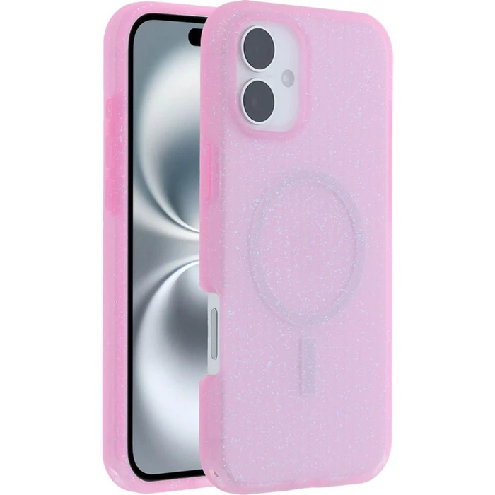 OtterBox Symmetry Soft Touch Phone Case with MagSafe for iPhone 16 Plus - Crystal Blush (Pink) by OtterBox - Refurbished - Brand New condition - US$57.33