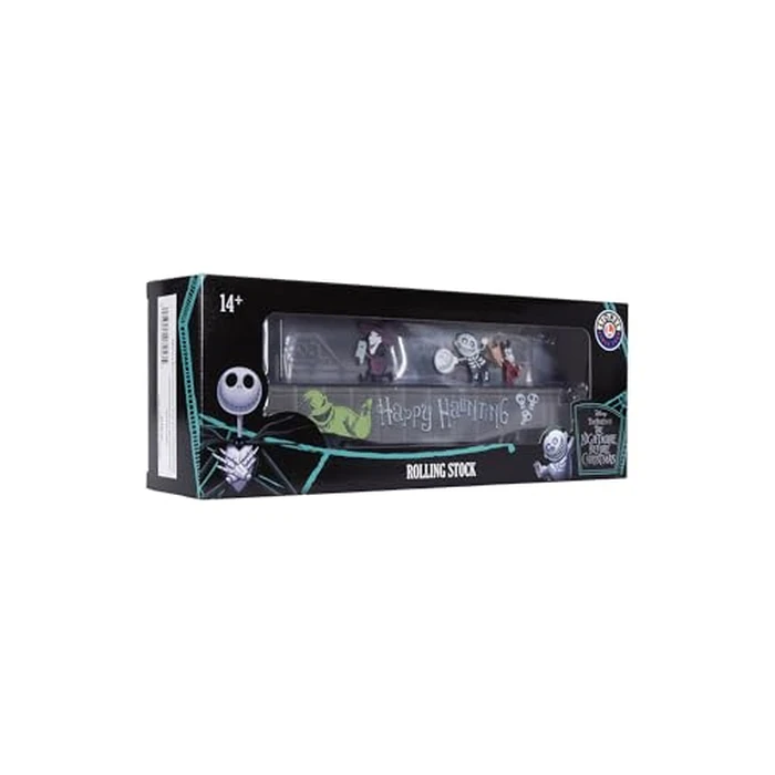 Lionel Disney Nightmare Before Christmas Gondola Car, O Gauge Model Train Car with Chasing Lock Shock Barrel Figures, Age 14+ by Lionel - Image 7