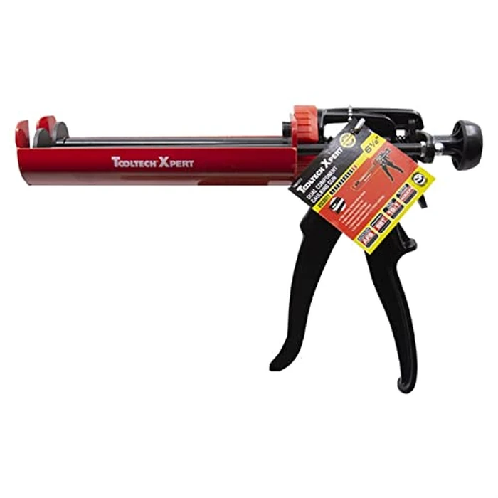Tooltech Xpert Pro Dual Component High Density Cradle-Style Caulk Gun f/200ml Cartridge 6½" Red by Tooltech Xpert - Image 4