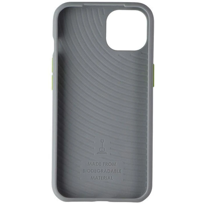 Tech21 Eco Slim Series Phone Case for iPhone 13 - Gray/Lime by Tech21 - Image 3