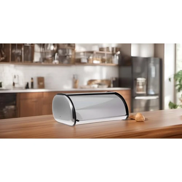 HOME IT Stainless Steel Bread Box for kitchen, bread bin, bread storage Bread holder 16.5x10x8 by HOME IT - Image 5