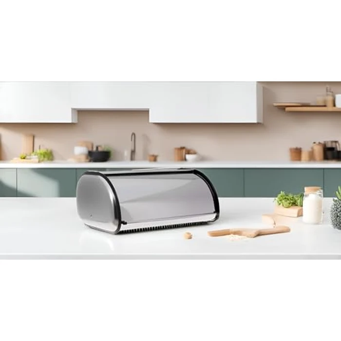 HOME IT Stainless Steel Bread Box for kitchen, bread bin, bread storage Bread holder 16.5x10x8 by HOME IT - Image 7