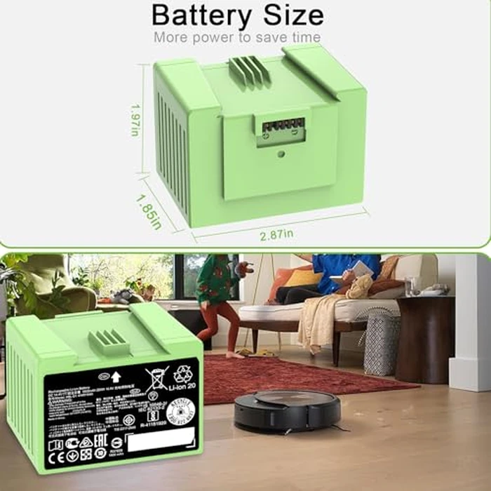 Dentsing ABL-D1 Battery for iRobot Roomba i7 i7+ j7 j7+ 7150 7158 7556 7558 i3 i3+ i4 i4+ i8 i8+ and e5 e6 5150 6198 Replacement Battery for Roomba i and e and j Series by Dentsing - Image 6