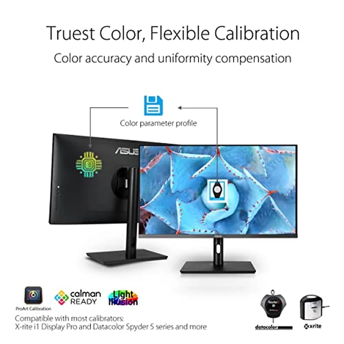 ASUS ProArt Display 32” 4K HDR Computer Monitor (PA32UCR-K) - IPS, 1000nits, ΔE < 1, 98% DCI-P3, 99.5% Adobe RGB, USB-C, HDMI, X-rite i1 Calibrator, Compatible with Laptop & Mac Monitor by ASUS - Image 5