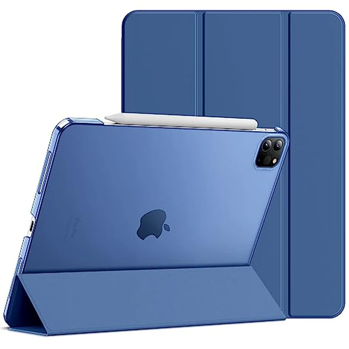 JETech Case ONLY for iPad Pro 11-Inch, 2022/2021/2020/2018 Model, Compatible with Pencil, Cover Auto Wake/Sleep (Navy) by JETech - Used - Acceptable condition - CA$5.32
