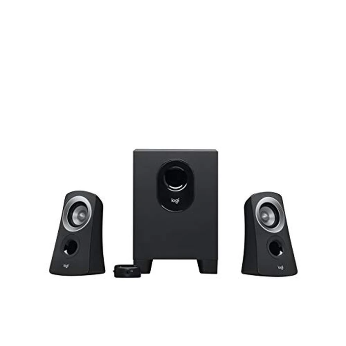 Logitech Z313 2.1 Multimedia Speaker System with Subwoofer, Full Range Audio, 50 Watts Peak Power, Strong Bass, 3.5mm Audio Inputs, PC/PS4/Xbox/TV/Smartphone/Tablet/Music Player - Black by Logitech - Used - Acceptable condition - US$44.14