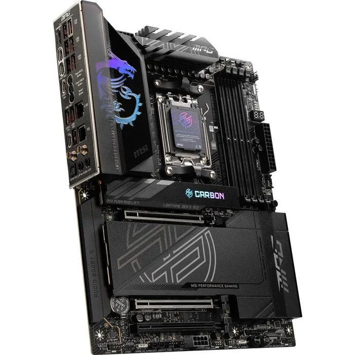 MSI MPG X870E CARBON AM5 ATX Gaming Motherboard, 4x SATA 6Gb/s, AMD Wi-Fi 7,USB 4.0 by MSI - Image 6