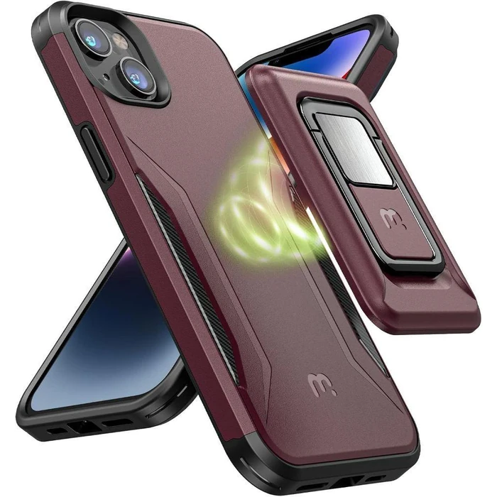 MyBat Pro Stealth Series Phone Case with MagKick for iPhone 14 Plus - Plum - Brand New by MyBat Pro - Refurbished - Brand New condition - US$8.28