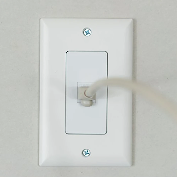 Legrand - OnQ WP3411WH10 High Impact Flame Retardant Plastic 1-Port Decorator Outlet Strap, White, 10 Count by On-Q - Image 2