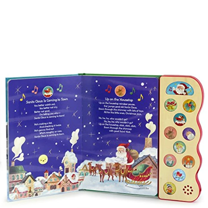 Christmas Songs: Interactive Children's Sound Book (10 Button Sound) by Cottage Door Press - Image 6