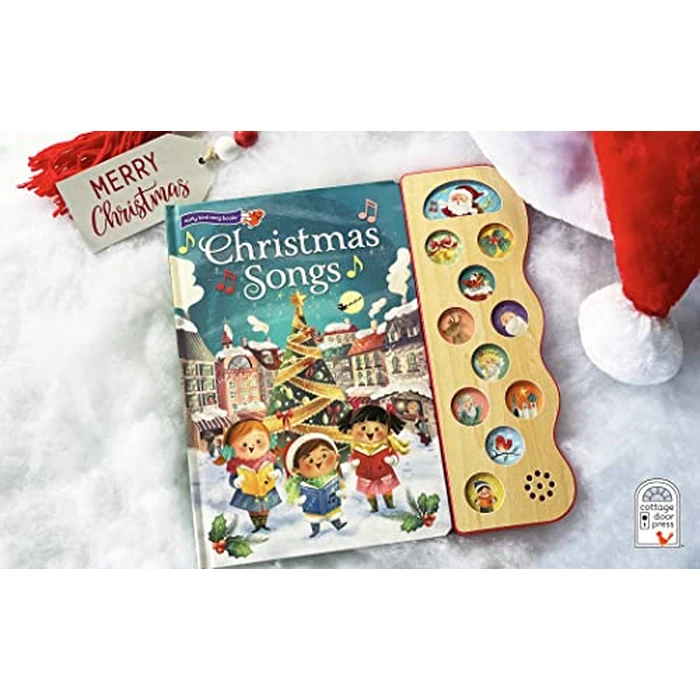 Christmas Songs: Interactive Children's Sound Book (10 Button Sound) by Cottage Door Press - Image 8