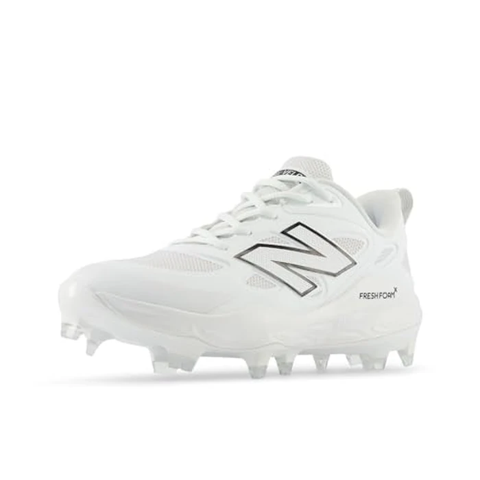 New Balance Women's Fresh Foam X Velo V4 Metal Softball Shoe White/Black by New Balance - Used - Like New condition