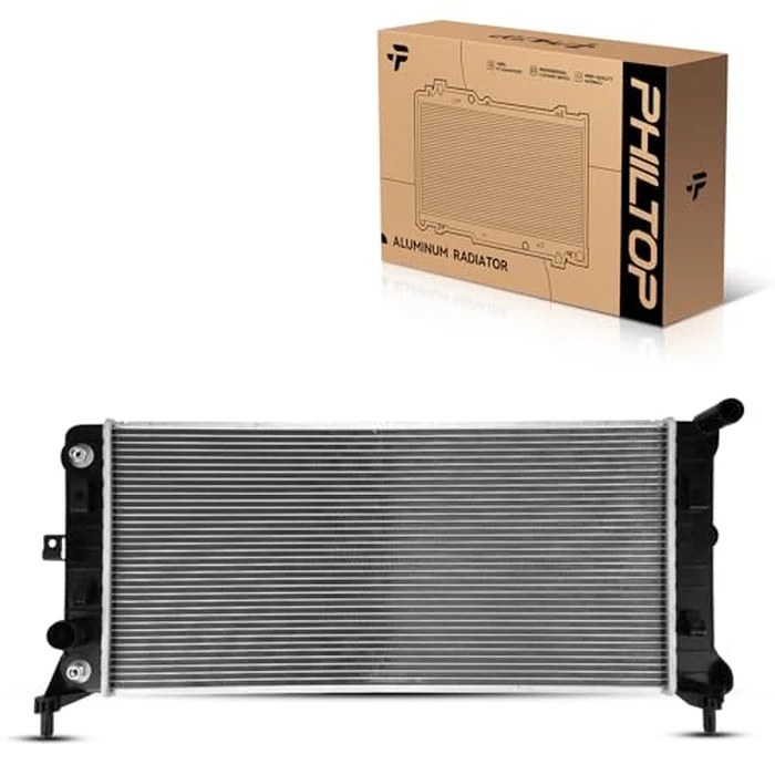 PHILTOP Core Radiator Compatible with 2013-2016 Impala 3.6L, 2012 Impala, 2014-2016 Impala Limited Transmission Oil Cooler Included (w/o Police Package) by PHILTOP - Image 1