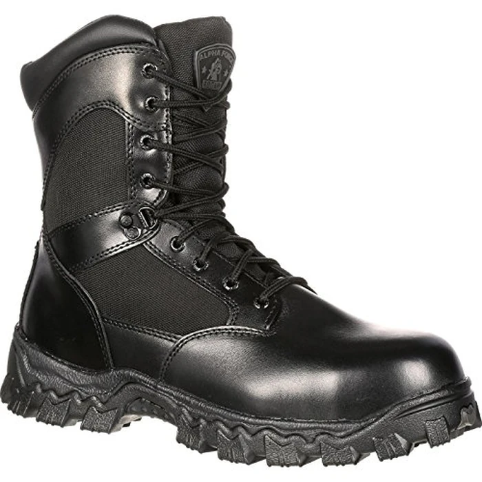 ROCKY Alpha Force Waterproof 400G Insulated Public Service Boot, Black, Size 12(W) by ROCKY - Image 8