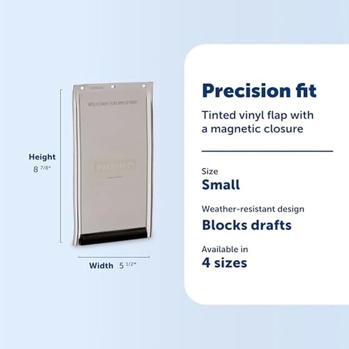 PetSafe Original Replacement Flap - Doggie Door Vinyl Replacement Flap for Sliding Glass Pet Door - Durable & Made with Non-Toxic Materials - 8 7/8" H x 5 1/8" W - Large by PetSafe - Image 3