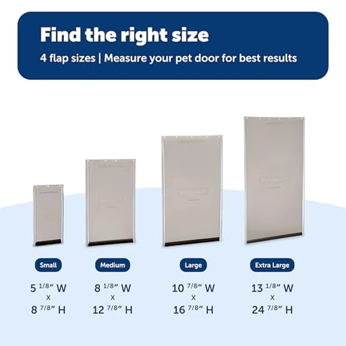 PetSafe Original Replacement Flap - Doggie Door Vinyl Replacement Flap for Sliding Glass Pet Door - Durable & Made with Non-Toxic Materials - 8 7/8" H x 5 1/8" W - Large by PetSafe - Image 4